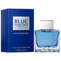 Perfume Antonio Banderas Blue Seduction Eau de Toilette Masculino 100ML foto 2