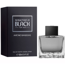 Perfume Antonio Banderas Seduction In Black Eau de Toilette Masculino 100ML foto 1