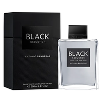 Perfume Antonio Banderas Seduction In Black Eau de Toilette Masculino 200ML foto 2