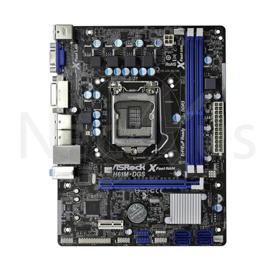 ASRock H61M GE Intel H61 Motherboard LGA1155 DDR3 D SUB HDMI Micro ATX