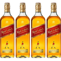 Whisky Johnnie Walker Red Label Pack 4x 1 Litro foto principal