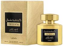 Perfume Lattafa Confidential Private Gold Edp 100ML - Unissex