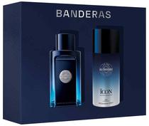 Kit Perfume Antonio Banderas The Icon Edt 100ML + Desodorante 150ML - Masculino