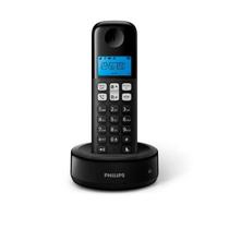 Telefone Philips D1311B/ 77 s/ Fio/ Bina/ Preto