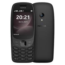 Celular Nokia 6310 4G / 32GB / Dual Sim / Tela 2.8"/ Whatsapp / Wifi / Bluetooth / Camera 0.3 MP - Preto