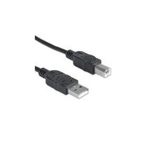 Cabo USB 2.0 p/ Imp. 1.8M Silver/Preto/Cinza .