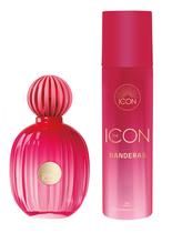 Kit Antonio Banderas The Icon Her Perfume Edp 100ML + Desodorante