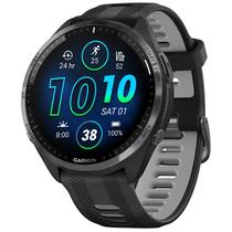 Smartwatch Garmin Forerunner 965 010-02809-00 com Tela de 1.4"/ Bluetooth/ GPS/ 5 Atm - Black/ Powder Gray