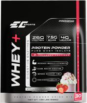 Ec Sports Whey + Superior Absorption Protein Strawberry Milkshake (898G)
