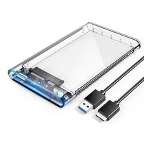 Gaveta para HD Externo Case 2.5" HHD-SSD / USB 3.0 / SATA III / 6 GBPS / Case Transparente