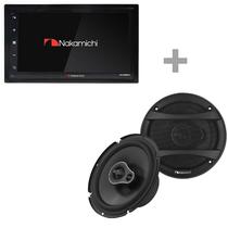 Multimidia Receiver Nakamichi NAM5210 de 7" com USB/Bluetooth + Alto-Falante 6.5" Nakamichi NSE1658