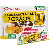 Barra de Cereal 7 Graos Da Magrinha Banana Aveia e Mel - 45G