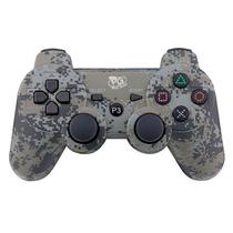Controle PS3 Playgame Dualshock Army Brown