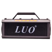 Caixa de Som / Speaker Portable Luo Wireless LU-3153 com 2 Microfone Incluido / Recarregavel / 80W - Preto