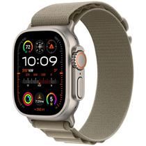Apple Watch Ultra 2 49 MM/L MRF03BE A2986 GPS + Celular - Titanium/Olive Alpine Loop (Anatel)
