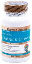 Earth's Creation Ginkgo & Ginseng (60 Tabletas)