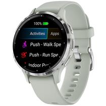 Smartwatch Garmin Venu 3S 010-02785-01 com Tela de 1.2"/Bluetooth/GPS/5 Atm - Sage Gray