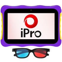Tablet Ipro Turbo 4 Kids Wi-Fi 32GB/2GB Ram de 7" 0.3MP/0.3MP - Roxo/Amarelo