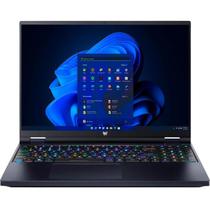 Notebook Gaming Acer Predator Helios 16 PH16-71-94S6 i9-13900HX 2.2GHZ/ 16GB/ 1TB SSD/ 16" LED 2560X1600 240HZ/ RTX4080 12GB/ RJ-45/ Backlit Keyboard/ Abyss Black/ W11H