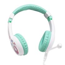 Fone de Ouvido Crayola Tech Headphones CR-W180H / P2 / com Microfone - Verde Claro/Branco