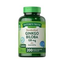 Vitaminas Nature's Truth Ginkgo Biloba 200 Capsulas