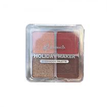 Mini Paleta de Sombras D'Hermosa Holiday Maker HJ013 02 Cores