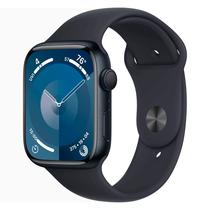 Apple Watch Series 9 MR993LL/A Caixa Aluminio 45MM Meia Noite - Esportiva Meia Noite