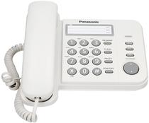 Telefone Fixo Panasonic com Fio KX-TS520LXW - Branco