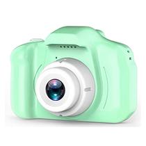 Camera para Crianca Children's Digital / 2" / 400MAH / 4 Funcoes / 5V / 1A- Verde Claro