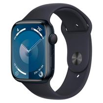 Apple Watch Series 9 MR993LW/A Caixa Aluminio 45MM Meia Noite - Esportiva Meia Noite s/M