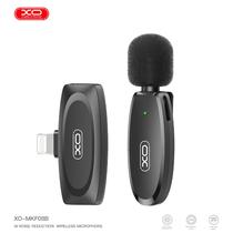Microfone Sem Fio Xo MKF08B p/ Smartphone (Lightning) Black