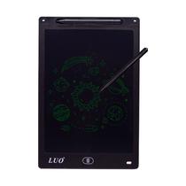 Tablet de Escrita LCD, Luo 12 Polegadas Digital Grafico Eletronico Portatil Placa de Desenho Manuscrito Pad para Criancas Adultos Casa Escola Escritorio (PRETO-12") LU-A61