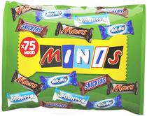 Barra Chocolate Mars Minis Mixed Surtidos - 1.5KG (75 Unidades)
