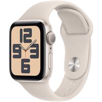 Apple Watch Se 2A Geracao (2023) Caixa de Aluminio Em Starlight e Correia Esportivo Em Cor Starlight 40 MM s/M MR9U3LL/A