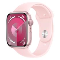 Apple Watch Series 9 MR9H3LL/A Caixa Aluminio 45MM Rosa - Esportiva Rosa M/L