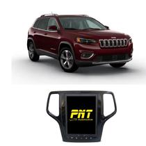 Central Multimidia PNT - Tesla -Jeep Grand Cherokee And 11 (2014-16) 4GB/64GB Octacore/Qled+ 4G Carplay+And Auto Sem TV
