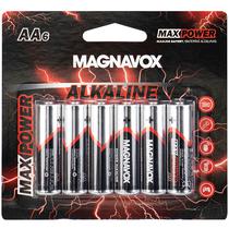 Pilha Alcalina AA Magnavox Max Power MP05231/M0 - 6 Unidades