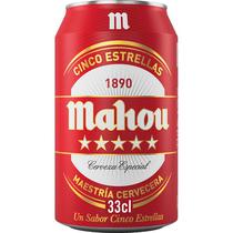 Bebidas Mahou 5 Estrella Cerveza Lata 330ML - Cod Int: 63012