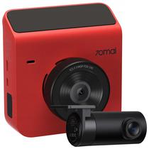 Camera para Carro Xiaomi 70MAI A400-1+Rear Dash Cam - Vermelho