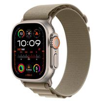 Apple Watch Ultra 2 MREY3LW/A Celular + GPS Caixa Titanio 49MM - Loop Alpine Olivia
