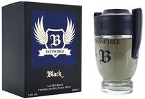 Perfume Lovali Invicible Black Edp 100ML - Masculino