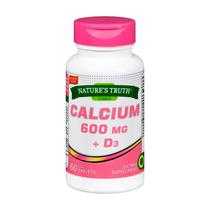 Calcium 600MG + Vitamina D3 Nature's Truth 60 Capsulas
