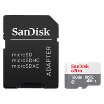 Cartao de Memoria Micro SD Sandisk Ultra 128GB 128MBS - SDSQUNR-128G-GN3MA