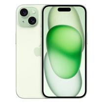 Apple iPhone 15 128GB CH Tela Super Retina XDR 6.1 Dual Cam 48+12MP/12MP Ios 17 - Green (Sim-Fisico)