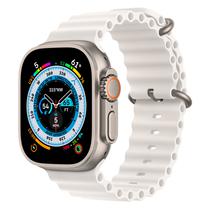 Apple Watch Ultra 2 MREJ3LW/A Celular + GPS Caixa Titanio 49MM - Oceano Branco