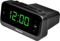 Radio Relogio Ogio Philco 1.2" Dual Alarm Clock Radio PAR1012BT-GR FM Bivolt 50-60HZ