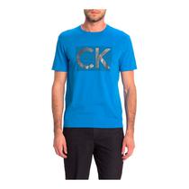 Camiseta Calvin Klein Masculino 40Q4516-473-029 L - French Azul