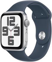 Apple Watch Se 2 (GPS) Caixa Aluminio Silver 44MM Pulseira Esportiva Storm Blue (M/L)