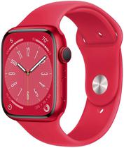 Apple Watch S8 (GPS) Caixa Aluminio Red 45MM Pulseira Esportiva A2771 MNP43BE
