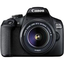Câmera Digital Canon EOS 2000D 24.1MP 3.0" Lente EF-S 18-55MM III foto principal